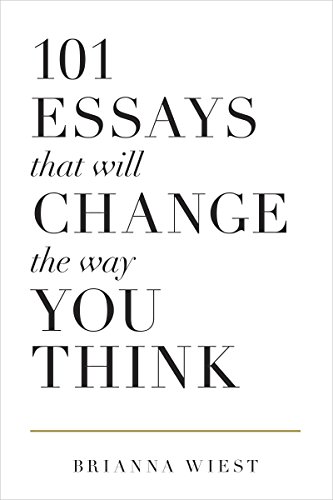 101 Essays that will change the way you think Cover